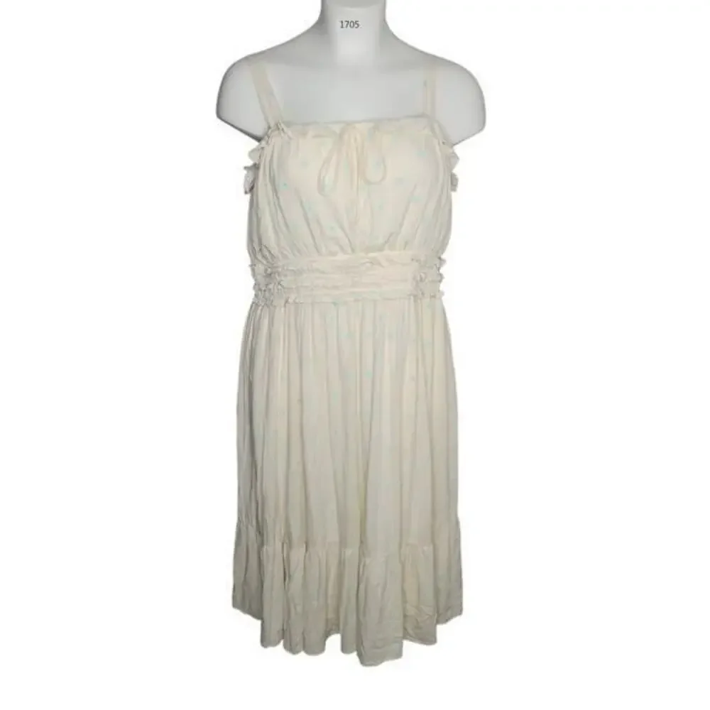 Torrid Womens Maxi Summer Dress Size 3X Tiered Floral Ruffles Smocked Yellow New